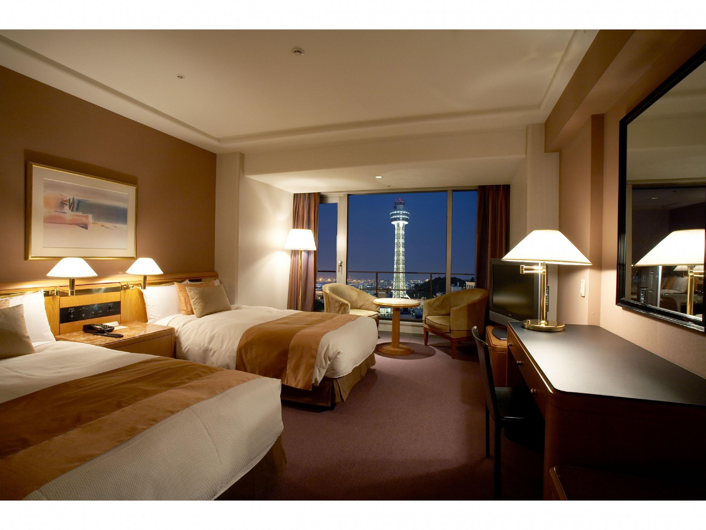 Hotel New Grand Yokohama  Eksteriør billede Deluxe room