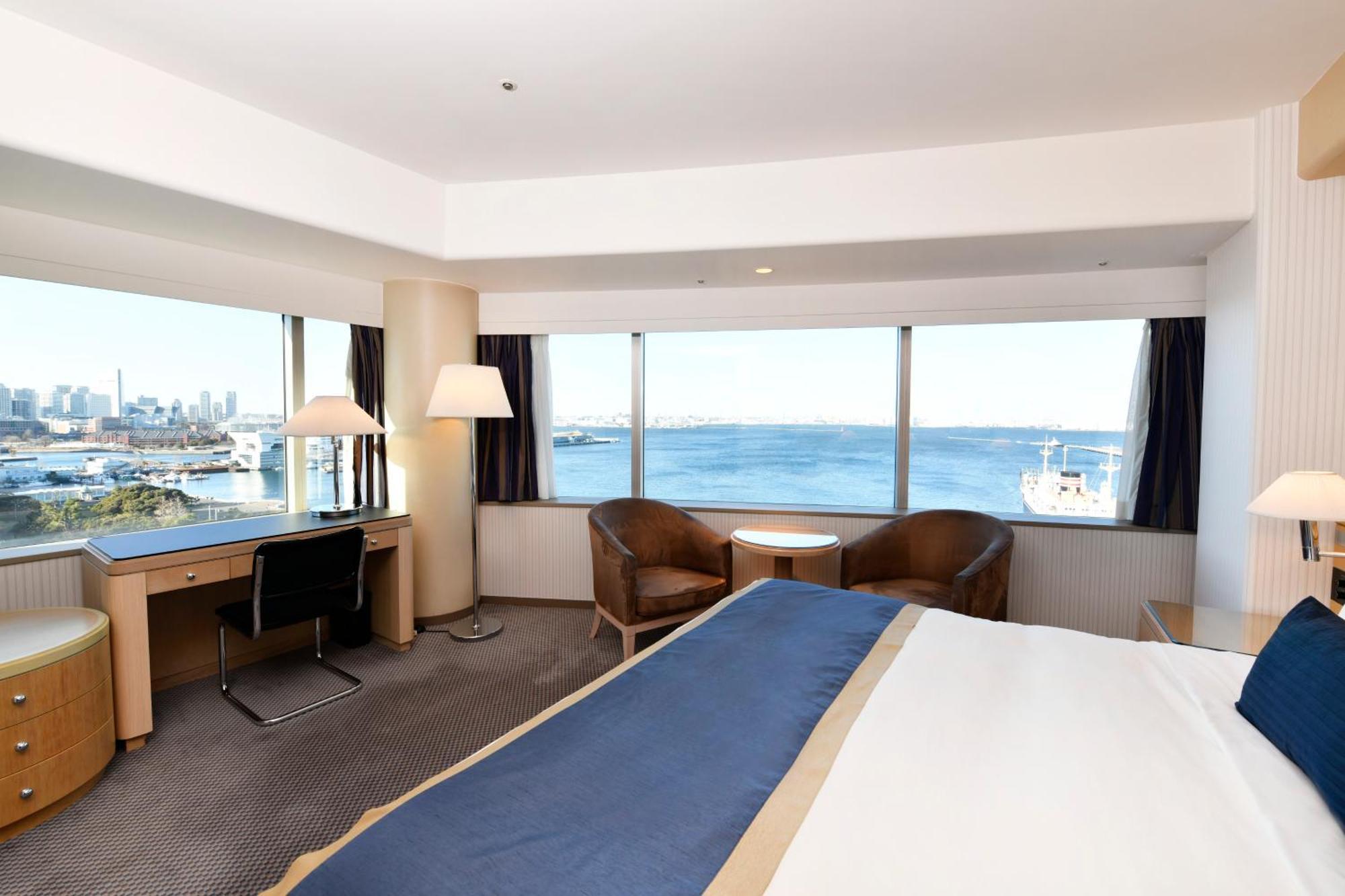 Hotel New Grand Yokohama  Eksteriør billede A room at the hotel